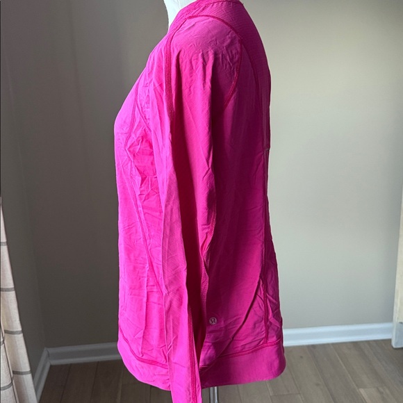 Lululemon Run For Gold Jeweled Magenta Long Sleeve Top - Picture 5 of 12